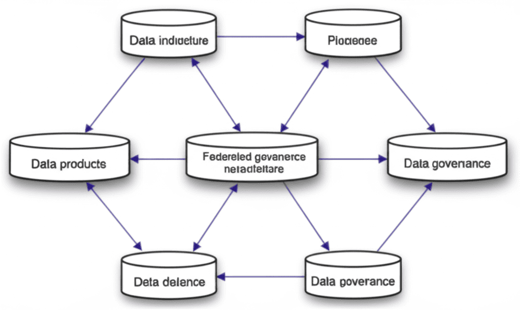 Data mesh architecture diagram