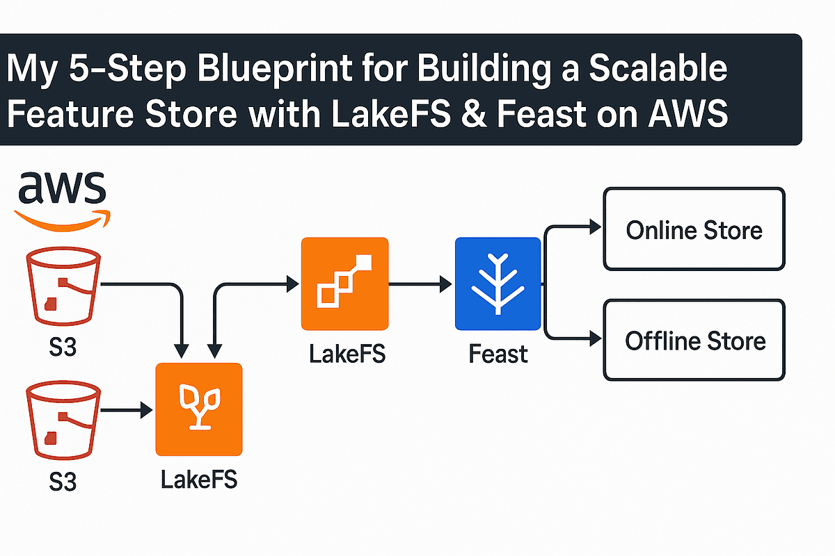 My 5 Step Blueprint for Building a Scalable Feature Store with LakeFS & Feast on AWS