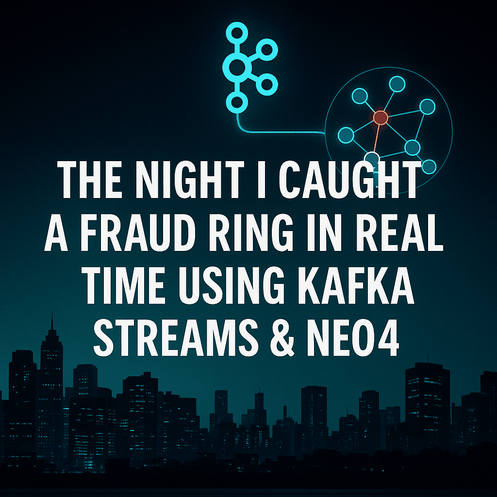 The Night I Caught a Fraud Ring in Real Time Using Kafka Streams & Neo4j